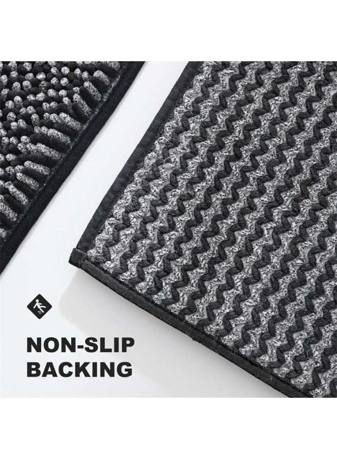 EBREEZZ Premium Ultra-Absorbent Chenille Bath Mat with Non-Slip Base - Image 4